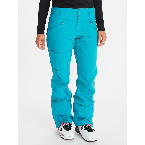 Marmot Refuge Pants - Womens Ski Pants Blue CA3687421 Canada